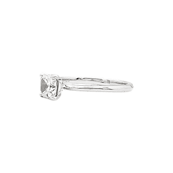 Bague Solitaire TIFFANY & CO. "True" en platine et diamant - Castafiore
