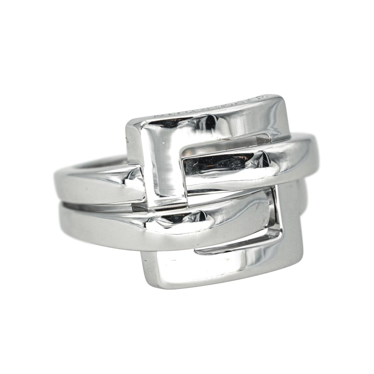 Bague Tank BOUCHERON "Déchaînée" en or blanc - Castafiore