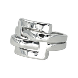 Bague Tank BOUCHERON "Déchaînée" en or blanc - Castafiore