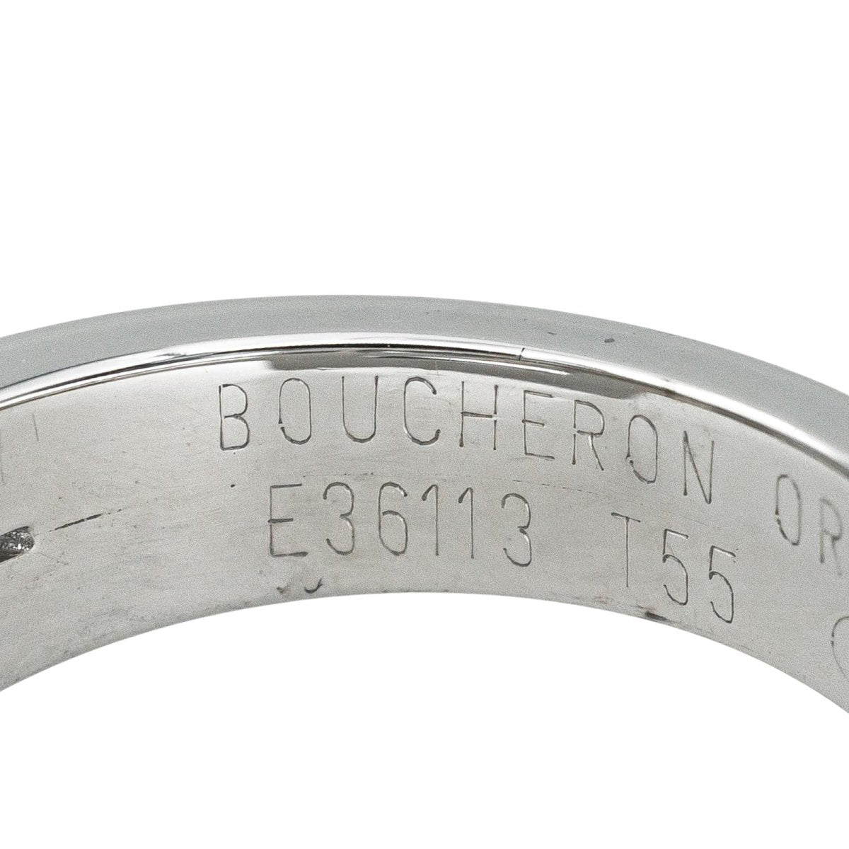 Bague Tank BOUCHERON "Déchaînée" en or blanc - Castafiore