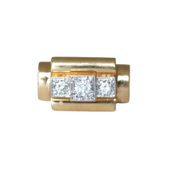 Bague Tank Diamants - Castafiore