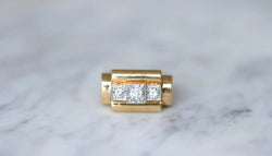 Bague Tank Diamants - Castafiore