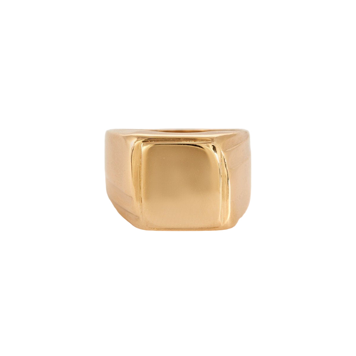 Bague Tank en or jaune - Castafiore