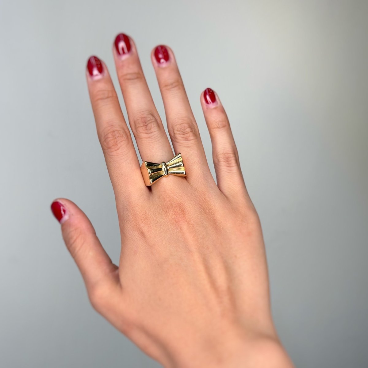 Bague Tank en or jaune - Castafiore