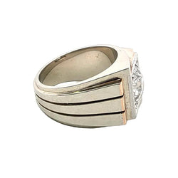 Bague Tank en or jaune et diamant - Castafiore