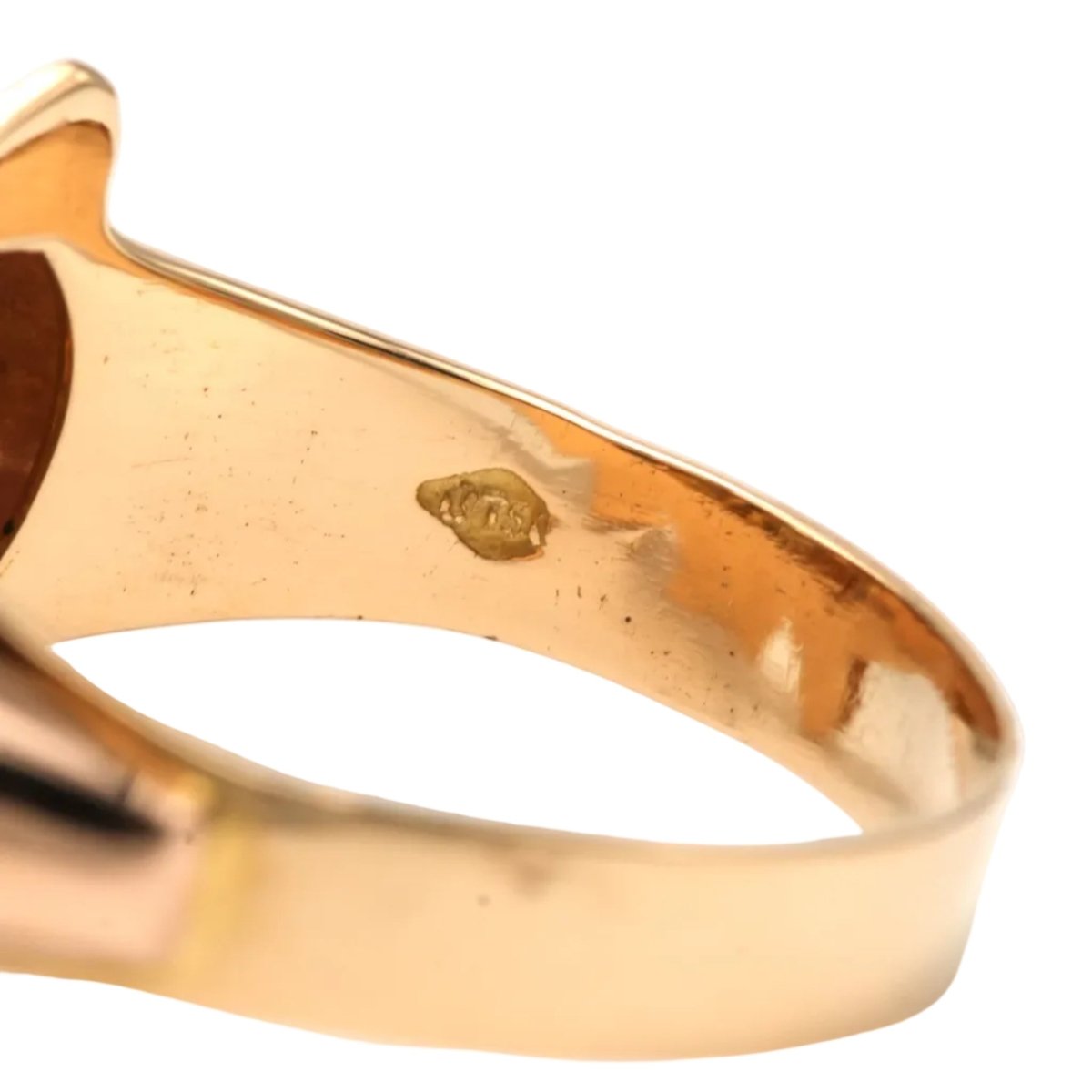 Bague Tank en or jaune et diamants - Castafiore