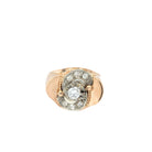 Bague Tank en or rose et diamants - Castafiore