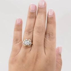 Bague Tank en or rose et diamants - Castafiore