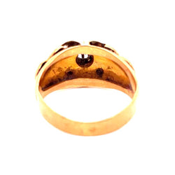 Bague Tank en or rose, or jaune, or blanc, et diamants - Castafiore