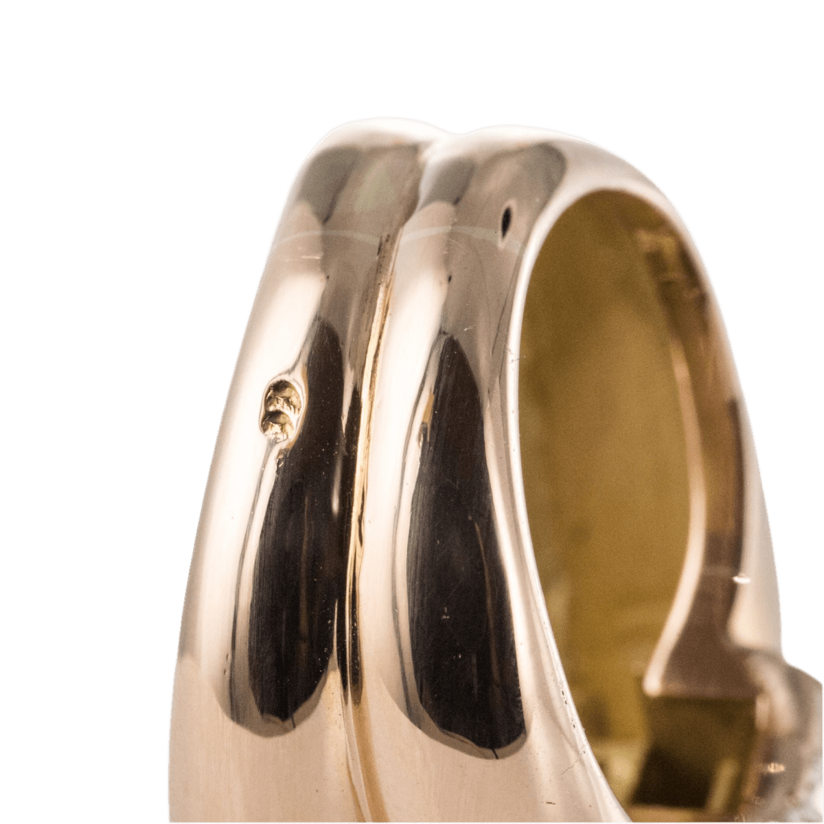 Bague Tank en or rose, platine et diamant - Castafiore