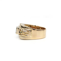 Bague Tank en or rose, platine et diamant - Castafiore