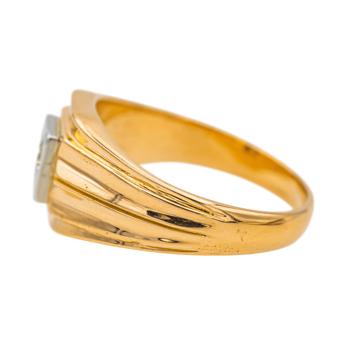Bague Tank en rose et diamant - Castafiore