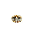 Bague Tank Or Et Diamant - Castafiore