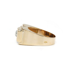 Bague TANK - Or, Platine & Diamants - Castafiore