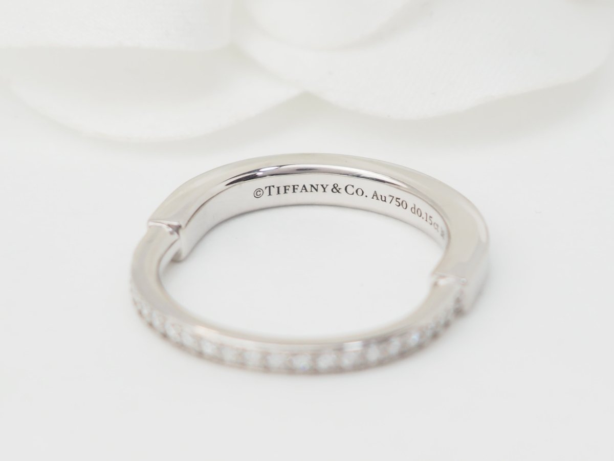 Bague Tiffany & Co en or blanc et diamants - Castafiore