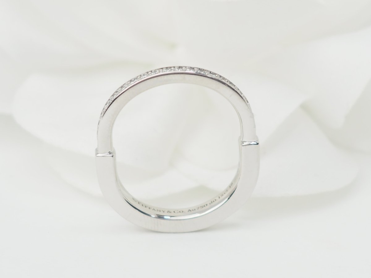 Bague Tiffany & Co en or blanc et diamants - Castafiore