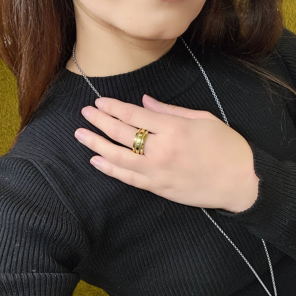 Bague Tiffany & Co en or jaune 18 carats – EU56 - Castafiore