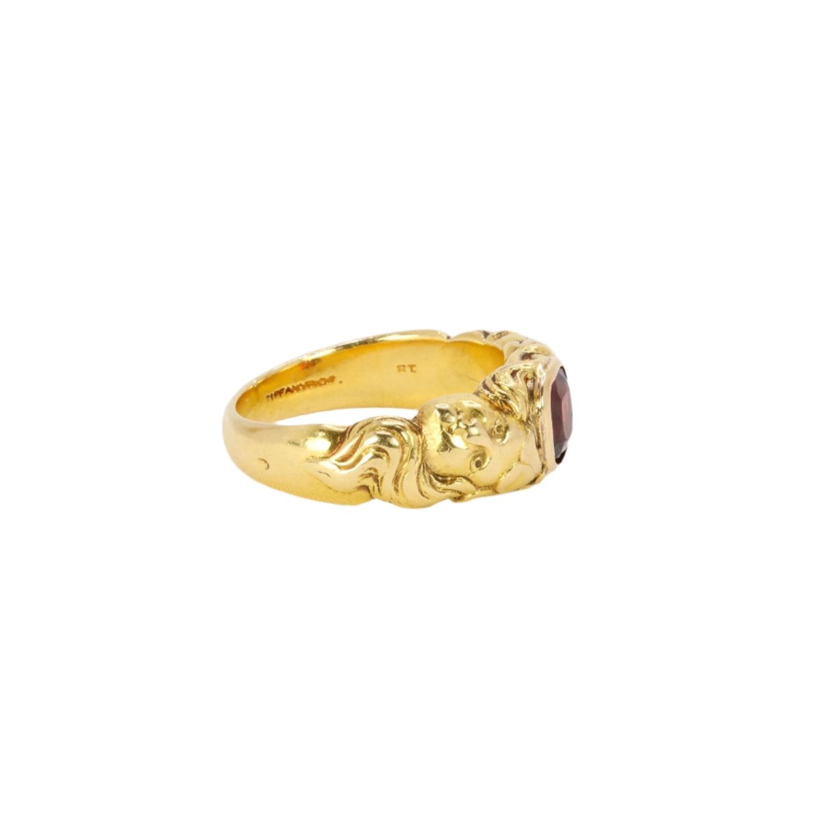 Bague TIFFANY & CO. en or jaune et grenat - Castafiore