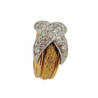 Bague Tiffany & Co - Jean Schlumberger en or jaune, platine et diamants - Castafiore