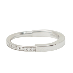 Bague TIFFANY & CO. "Lock" en or blanc et diamants - Castafiore