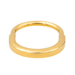 Bague Tiffany & Co Lock en or jaune et diamant - Castafiore