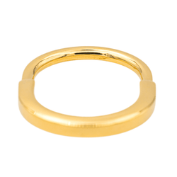Bague Tiffany & Co Lock en or jaune et diamant - Castafiore