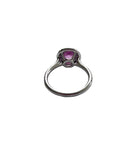 Bague TIFFANY & CO "Soleste" en platine, diamants et tourmaline rose - Castafiore