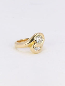 Bague toi et moi diamants 1 ct - Castafiore