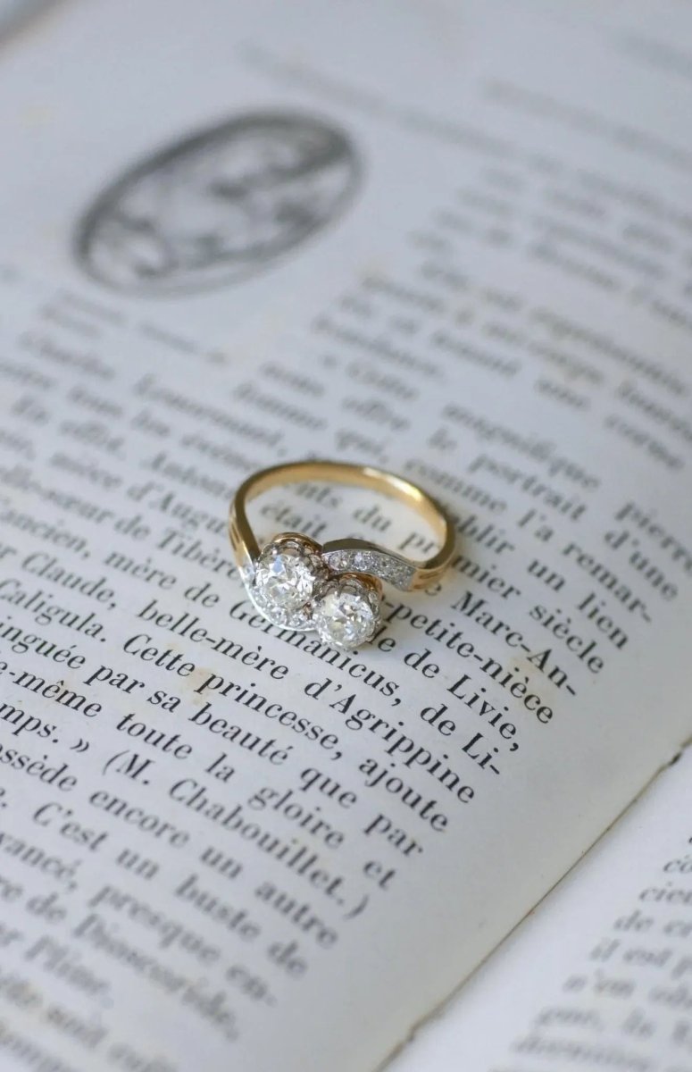 Bague Toi et Moi Diamants 1.25 Cts - Castafiore