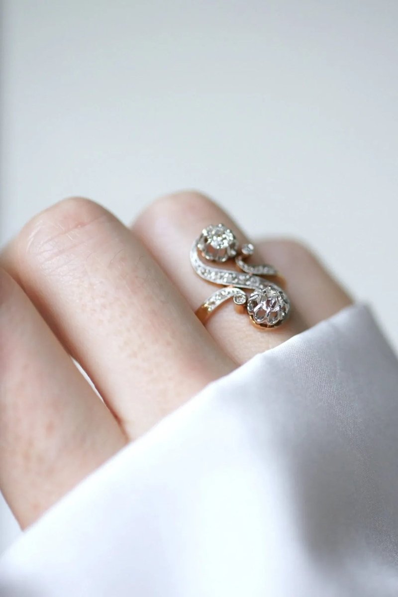 Bague Toi et Moi Diamants Belle Epoque - Castafiore