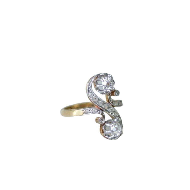 Bague Toi et Moi Diamants Belle Epoque - Castafiore