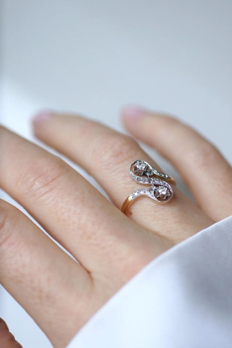 Bague Toi et Moi Diamants Belle Epoque - Castafiore