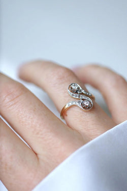 Bague Toi et Moi Diamants Belle Epoque - Castafiore