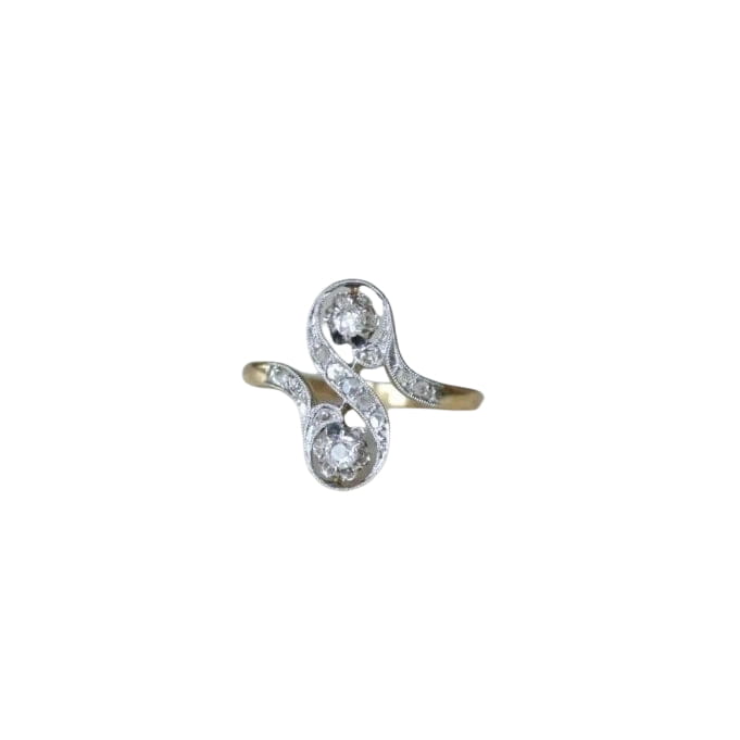 Bague Toi et Moi Diamants Belle Epoque - Castafiore
