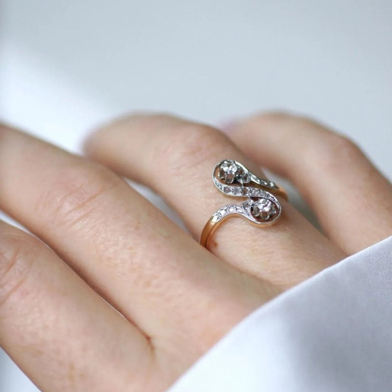 Bague Toi et Moi Diamants Belle Epoque - Castafiore