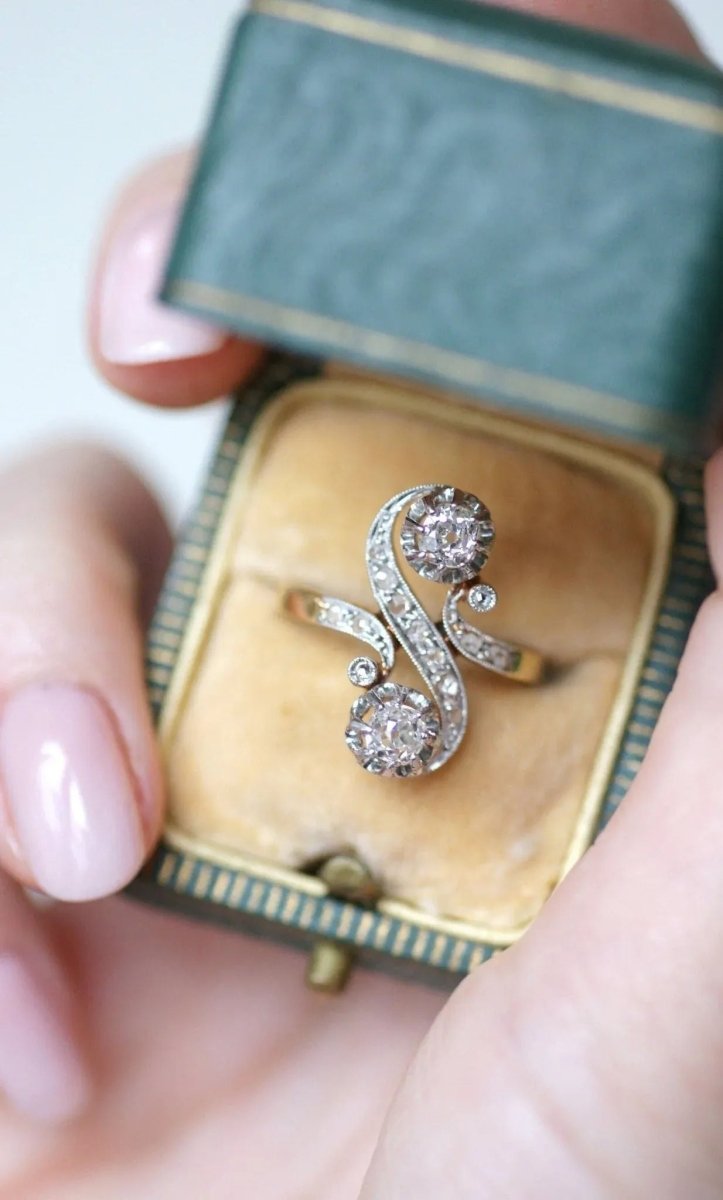 Bague Toi et Moi Diamants Belle Epoque - Castafiore