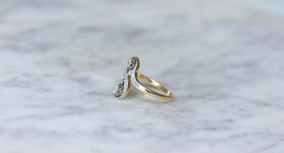 Bague Toi et Moi Diamants Belle Epoque - Castafiore