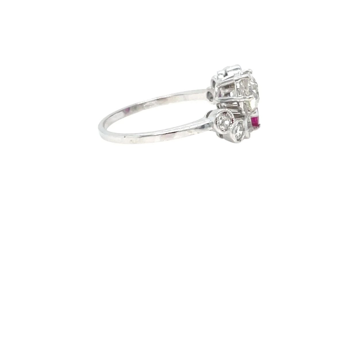 Bague Toi et Moi en or, rubis et diamants - Castafiore