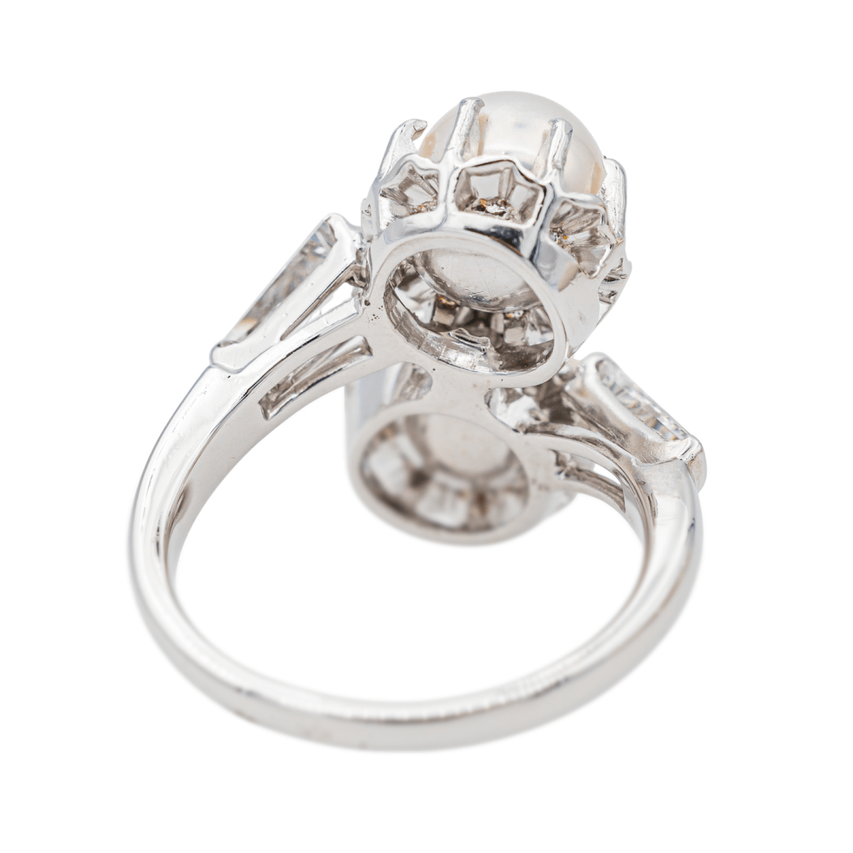 Bague Toi et moi Or blanc Perle - Castafiore
