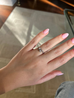 Bague Toi et Moi - Or jaune et diamants - Castafiore