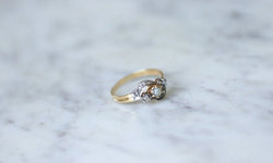 Bague Toi et Moi perle et diamants - Castafiore