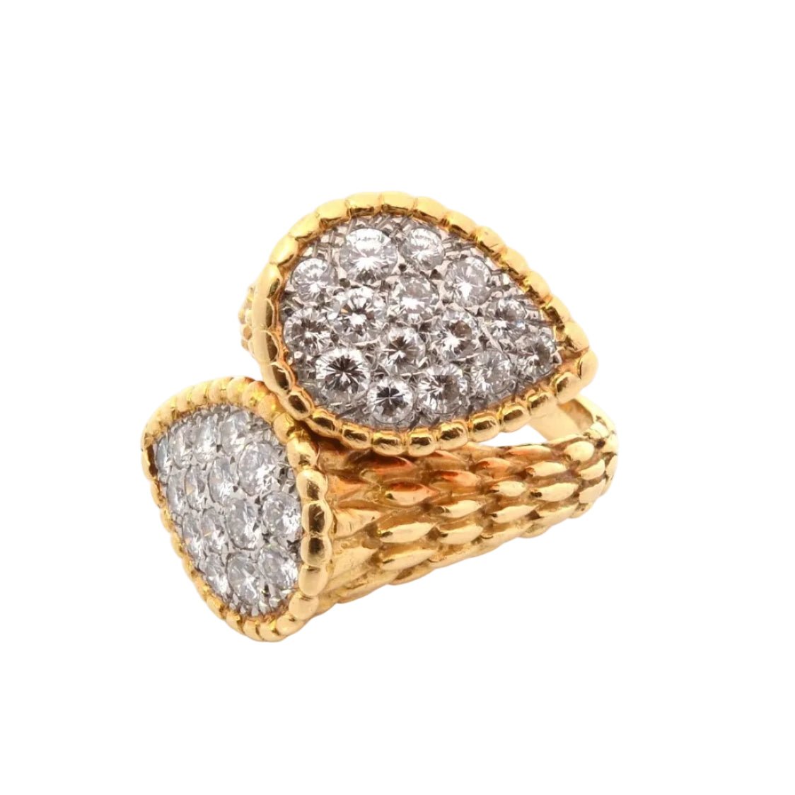 Bague Toi & Moi BOUCHERON "Bohème" en or jaune et diamants - Castafiore