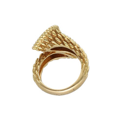 Bague Toi & Moi BOUCHERON "Serpent Bohème" en or jaune et diamants - Castafiore