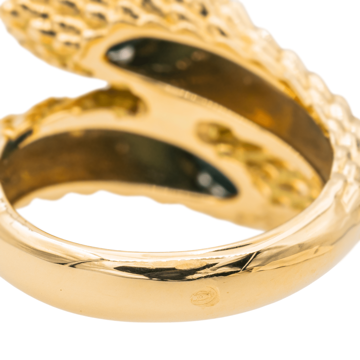 Bague Toi & Moi BOUCHERON "Serpent Bohème" en or jaune et turquoises - Castafiore