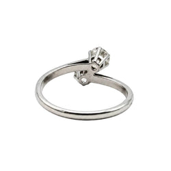 Bague Toi & Moi en or blanc et diamants - Castafiore