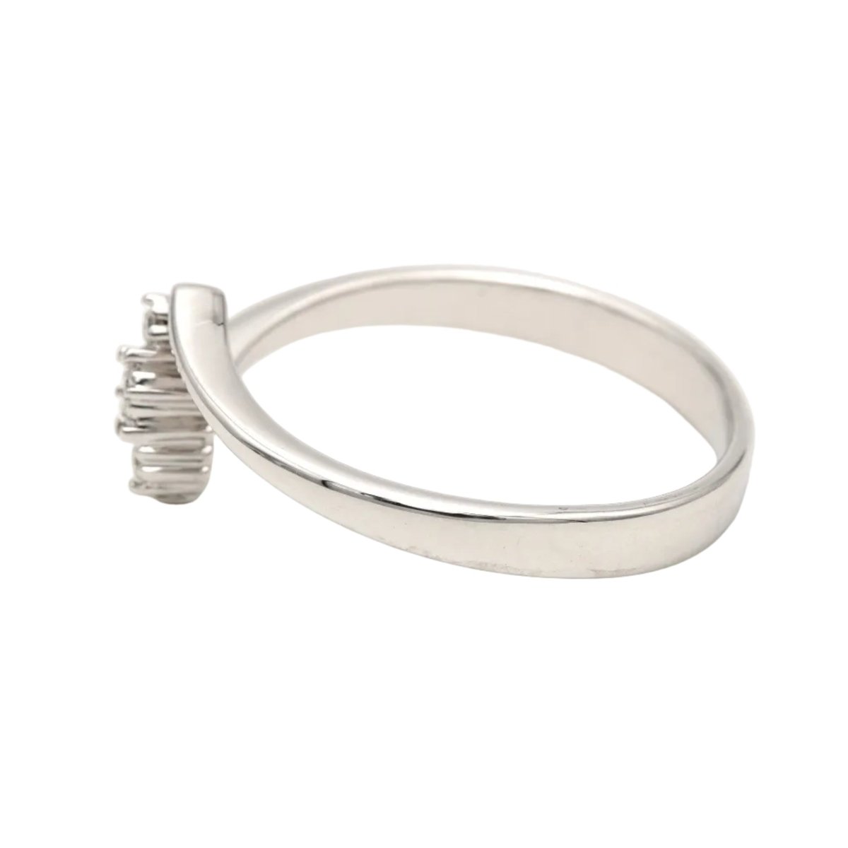 Bague Toi & Moi en or blanc et diamants - Castafiore