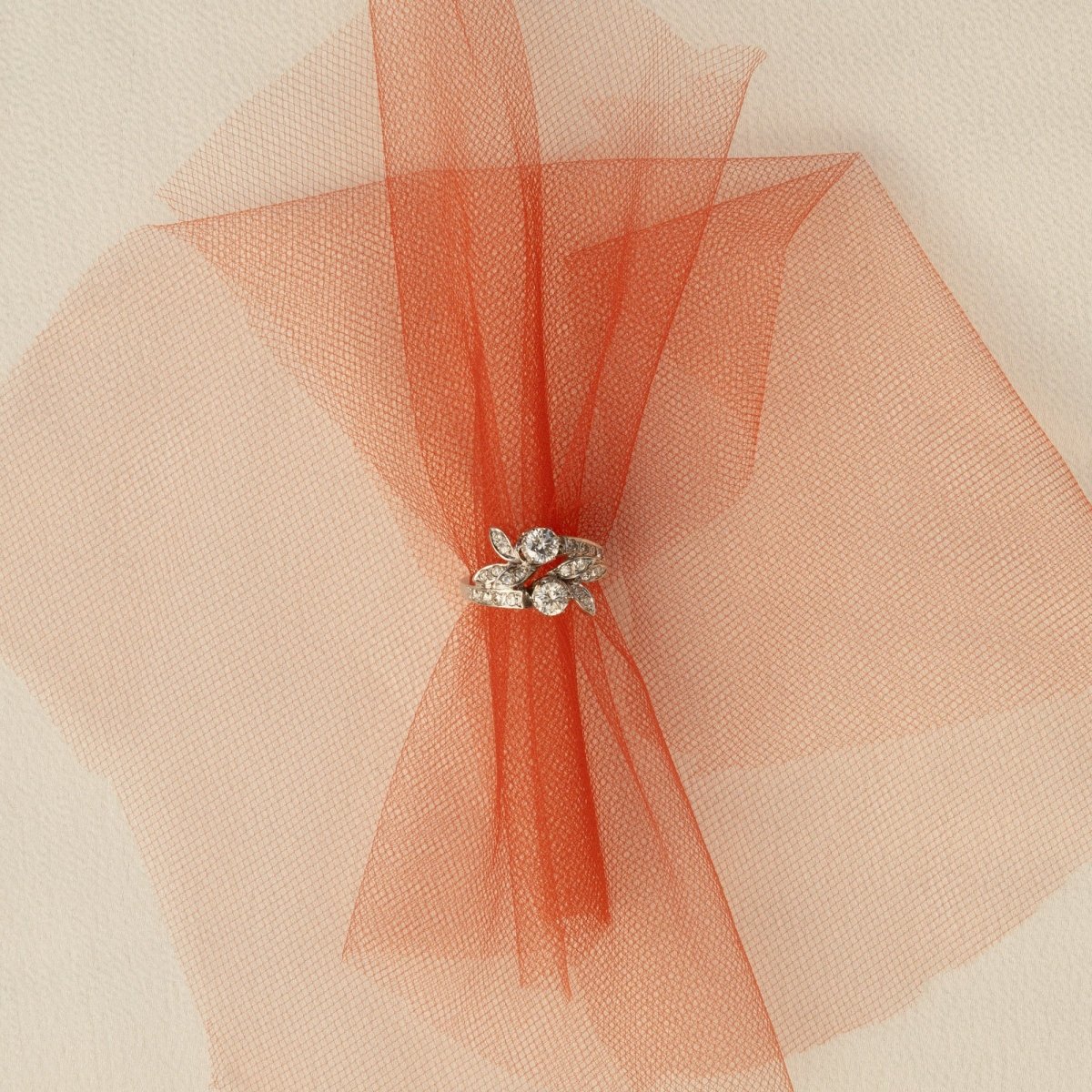Bague Toi & Moi en or blanc et diamants - Castafiore