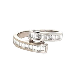 Bague Toi & Moi en or blanc et diamants - Castafiore