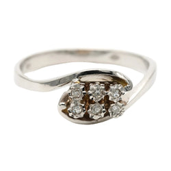 Bague Toi & Moi en or blanc et diamants - Castafiore