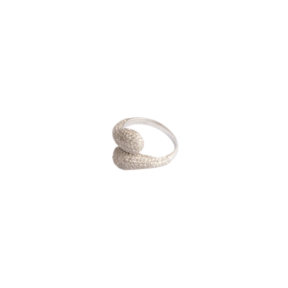 Bague Toi & Moi en or blanc et diamants - Castafiore